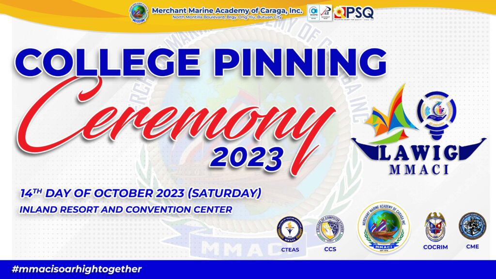 College Pinning Ceremony SY 2023-2024